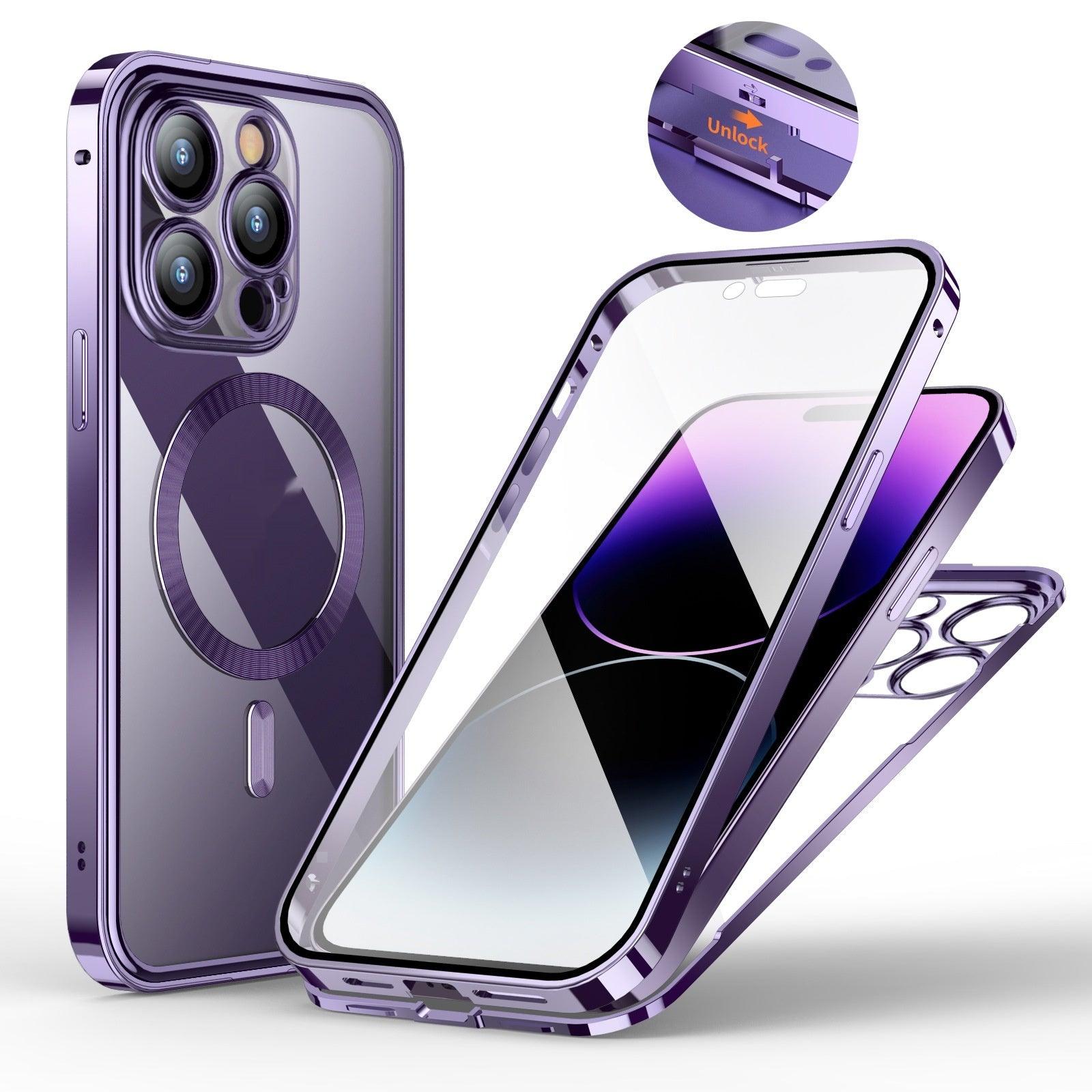 Magnetic Double Sided Lens Full Cover Phone Cases | Yooyolo - YooYoLo