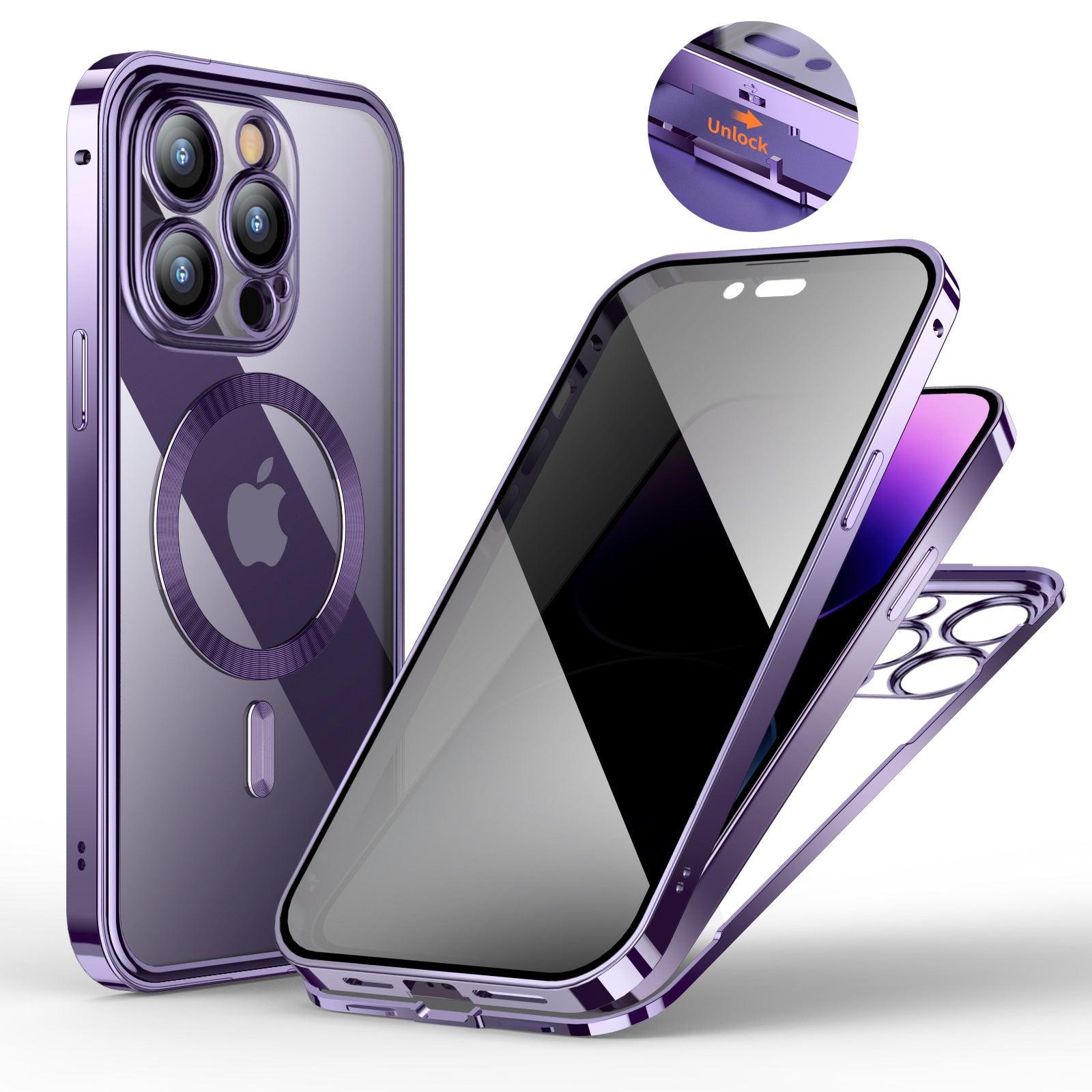 Magnetic Double Sided Lens Full Cover Phone Cases | Yooyolo - YooYoLo